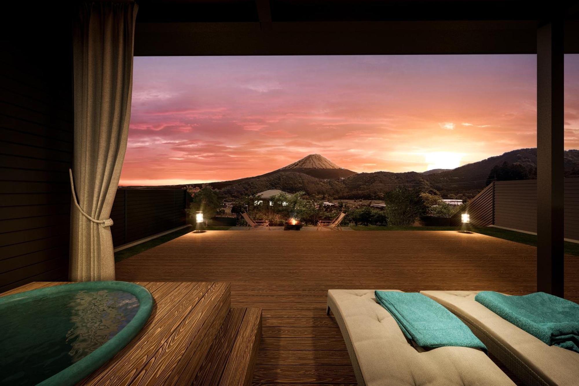 Fuji View And Spa Resort Tsumugi Kawaguchiko 후지카와구치코 외부 사진