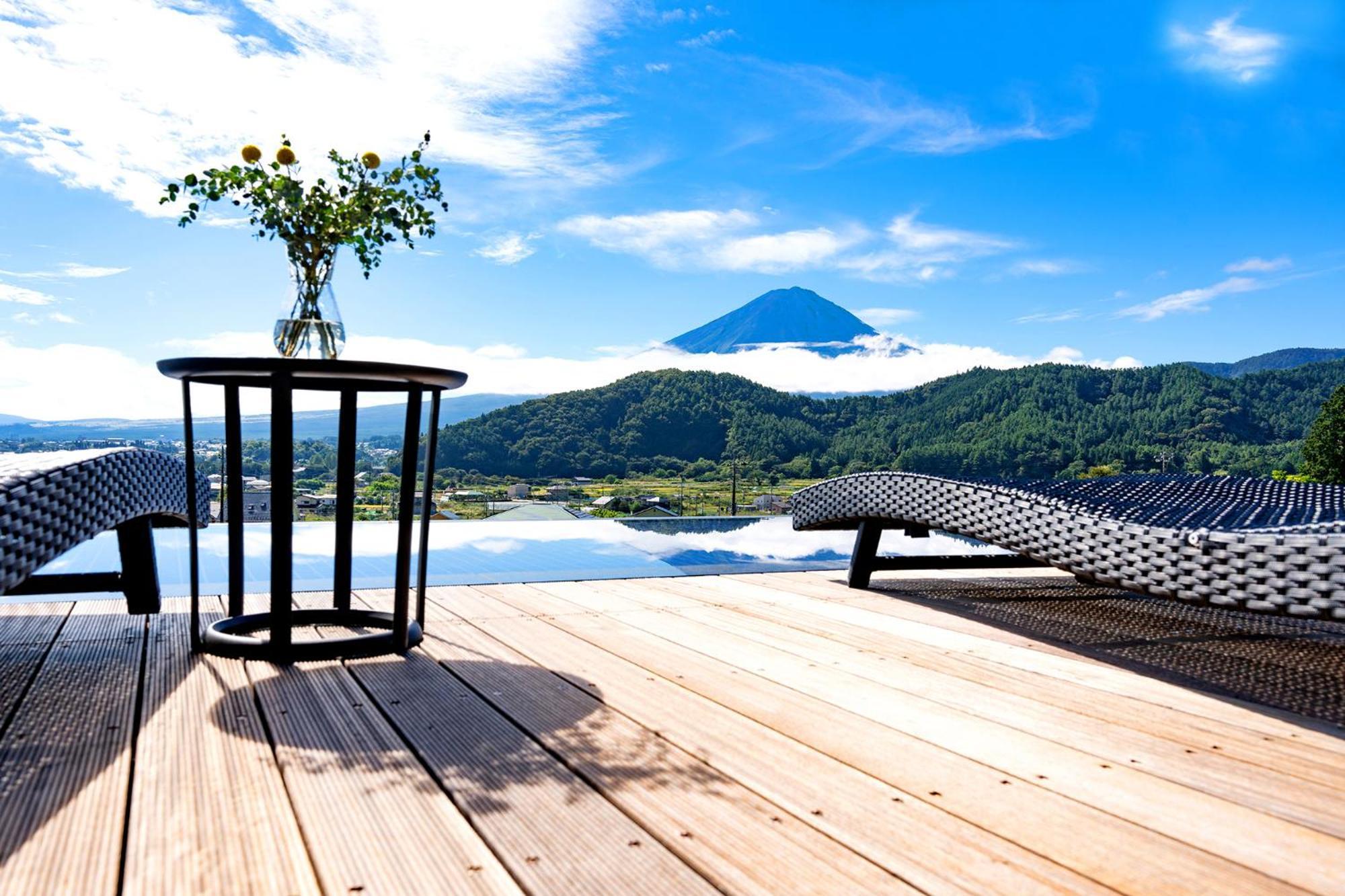 Fuji View And Spa Resort Tsumugi Kawaguchiko 후지카와구치코 외부 사진