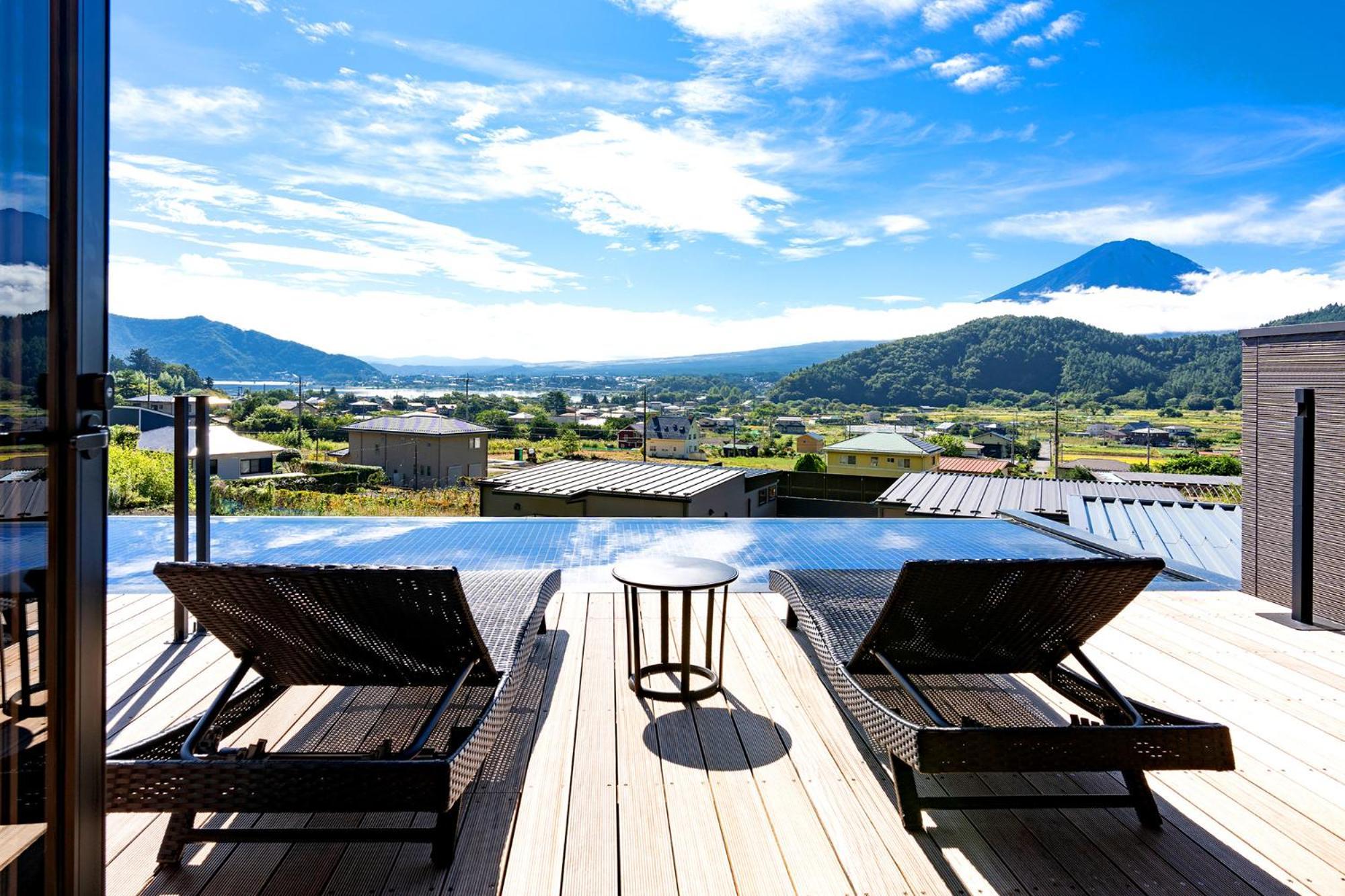 Fuji View And Spa Resort Tsumugi Kawaguchiko 후지카와구치코 외부 사진