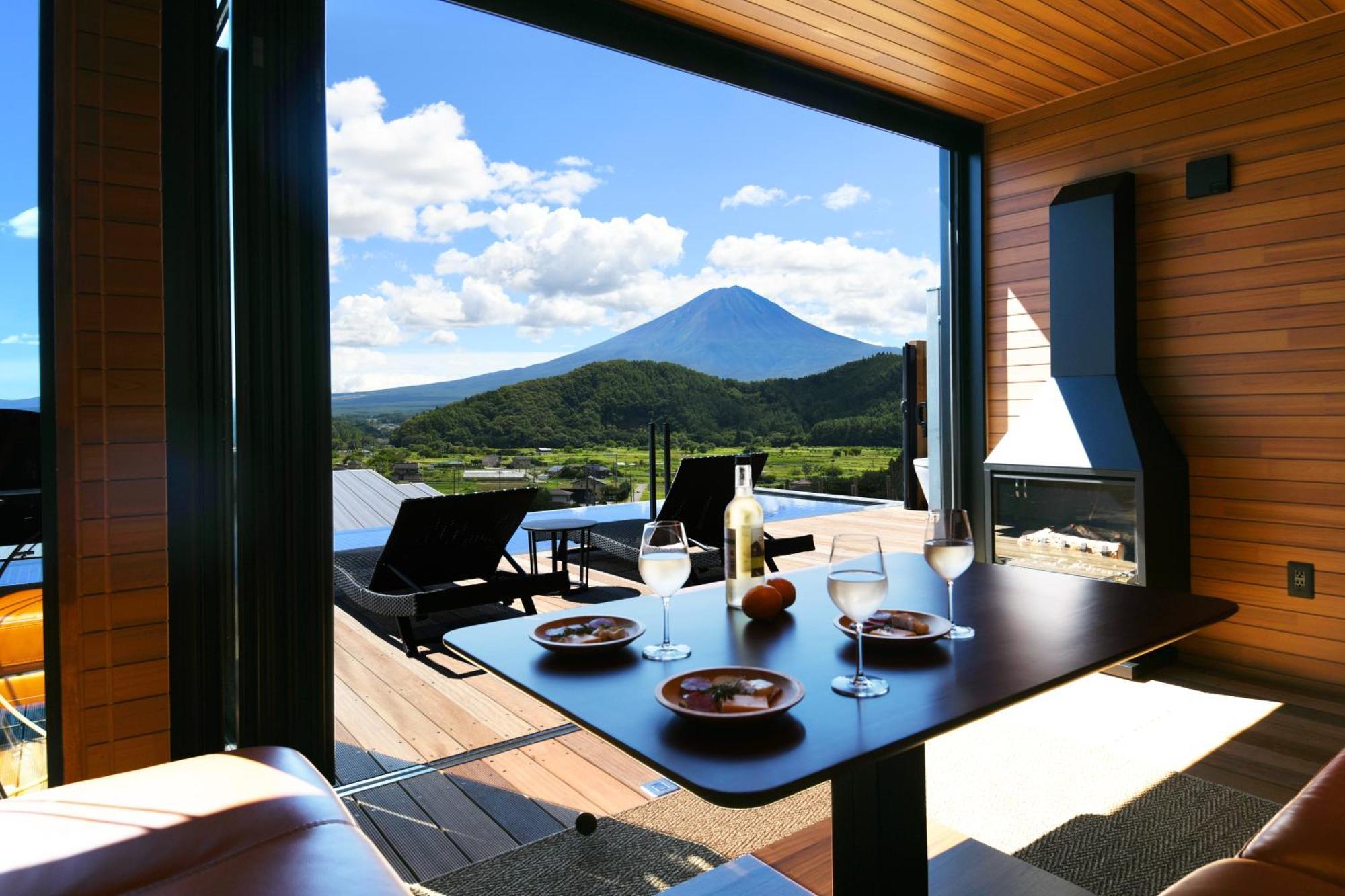 Fuji View And Spa Resort Tsumugi Kawaguchiko 후지카와구치코 외부 사진